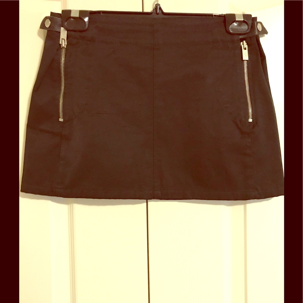 Diesel black mini skirt